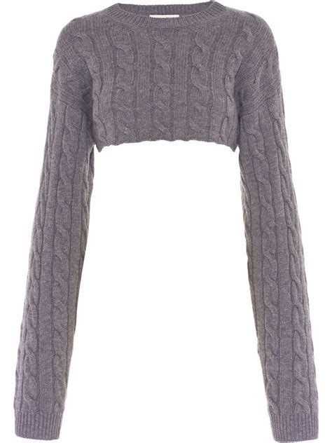 miu miu cropped knit|miumiu sweaters for women.